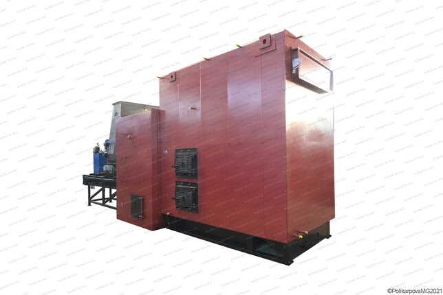 Котел твердотопливный на опилках 2.5 МВт с шнековой подачей