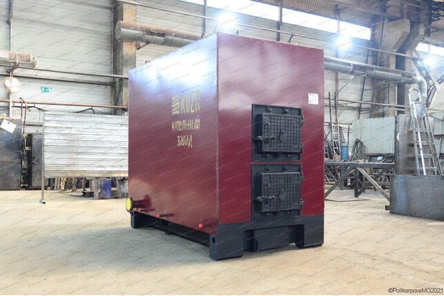 Котел на дровах 500 кВт промышленный