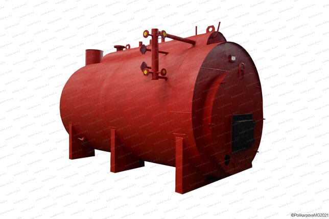 Парогенератор на твердом топливе 1600 кг 130 С