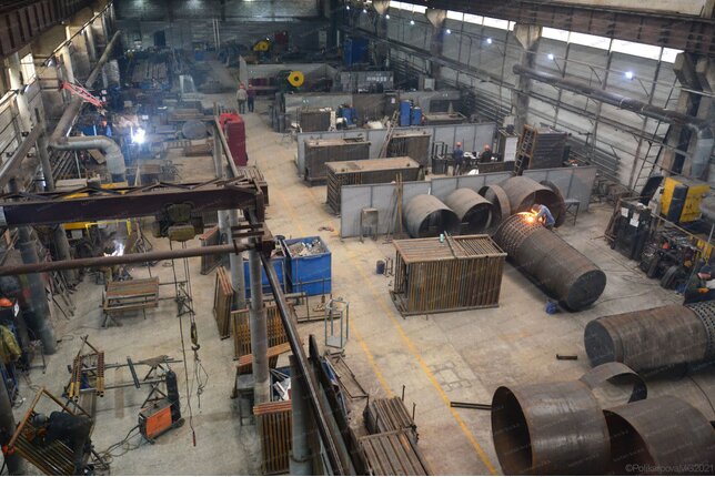 Паровой котел на газе 1200 кг 115 С производство